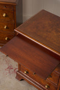 Load image into Gallery viewer, PAIR Of Georgian Style Burl Bedside Chests
