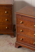 Load image into Gallery viewer, PAIR Of Georgian Style Burl Bedside Chests
