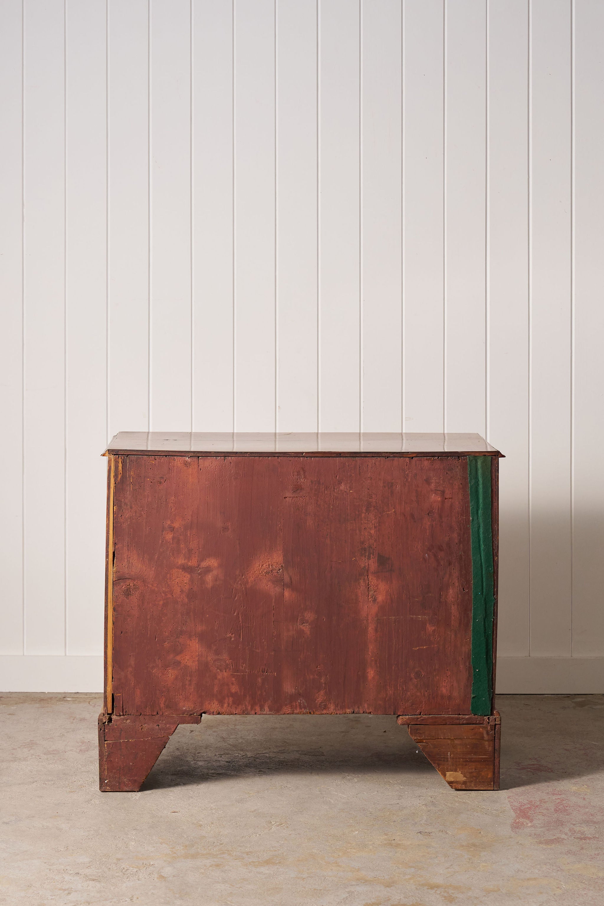19th Century Walnut Crossbanded 3-Drawer Chest