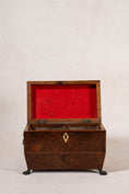 Load image into Gallery viewer, Regency Burl Yew Tea Caddy (c. 1820)
