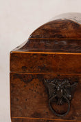 Load image into Gallery viewer, Regency Burl Yew Tea Caddy (c. 1820)
