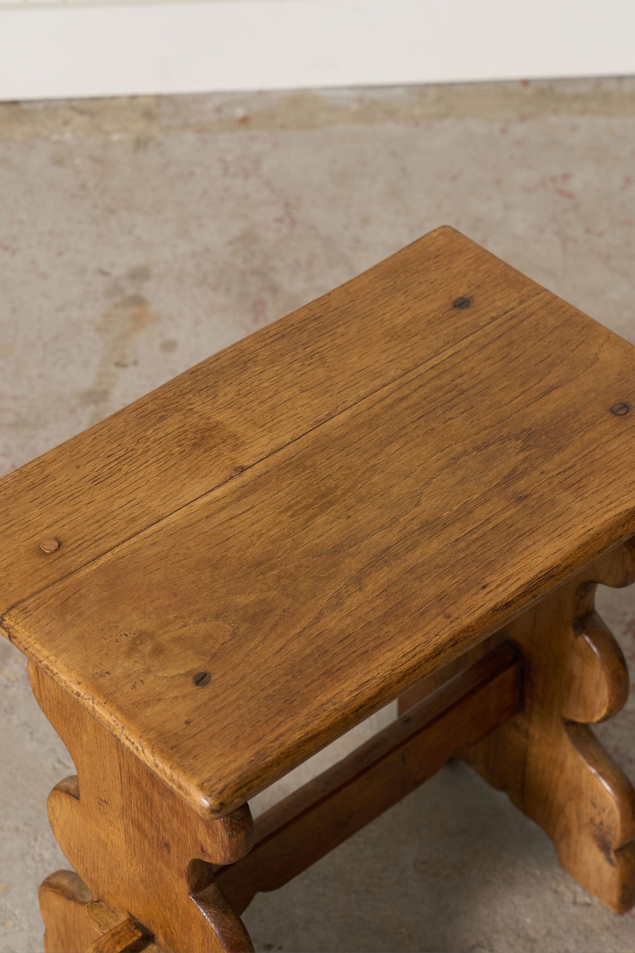 Plank Joint Stool (Edwardian; c. 1910)