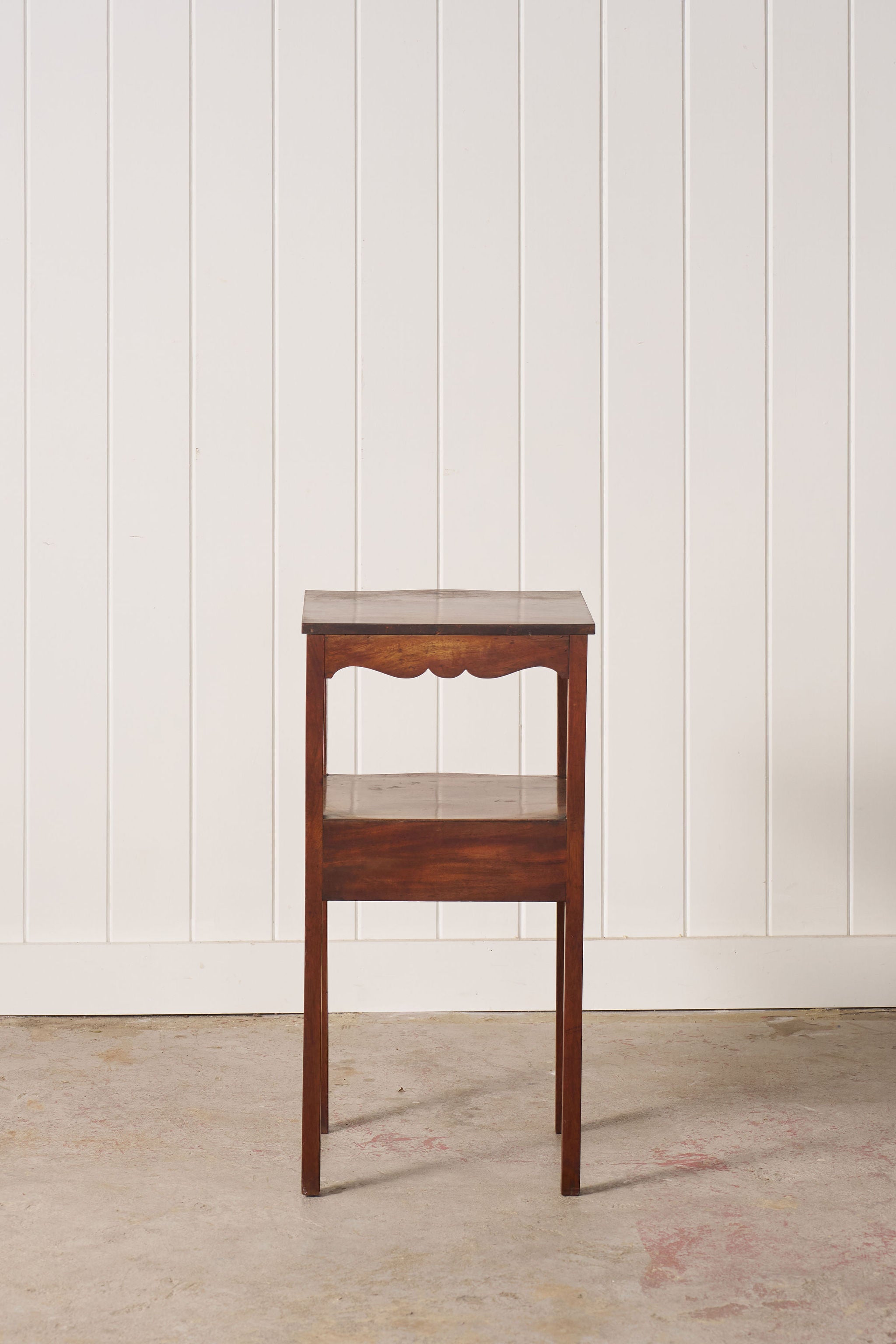 Antique Mahogany Side Table  With Drawer