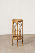 Load image into Gallery viewer, 19th Century English Colonial Hexagonal Bamboo Plant Stand

