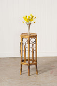 Load image into Gallery viewer, 19th Century English Colonial Hexagonal Bamboo Plant Stand

