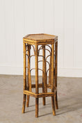 Load image into Gallery viewer, 19th Century English Colonial Hexagonal Bamboo Plant Stand
