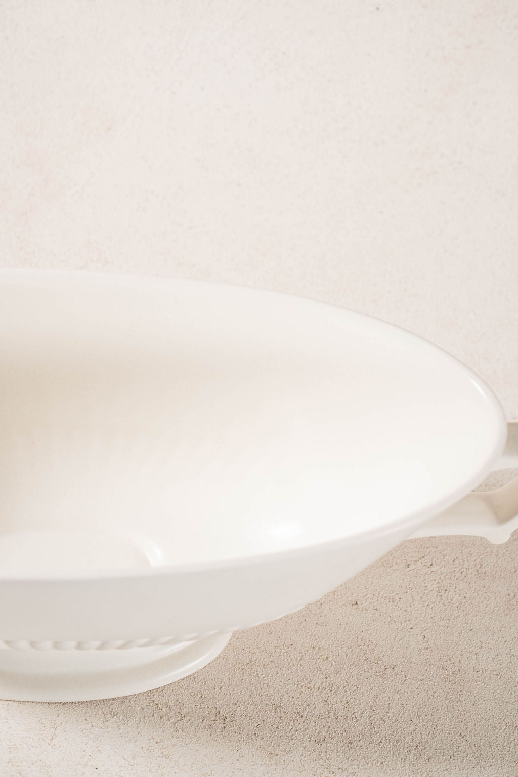 Wedgwood Cream Fluted Mantel Vase