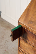 Load image into Gallery viewer, Early 19th Century Astral Glazed Burl Mahogany Bureau Bookcase
