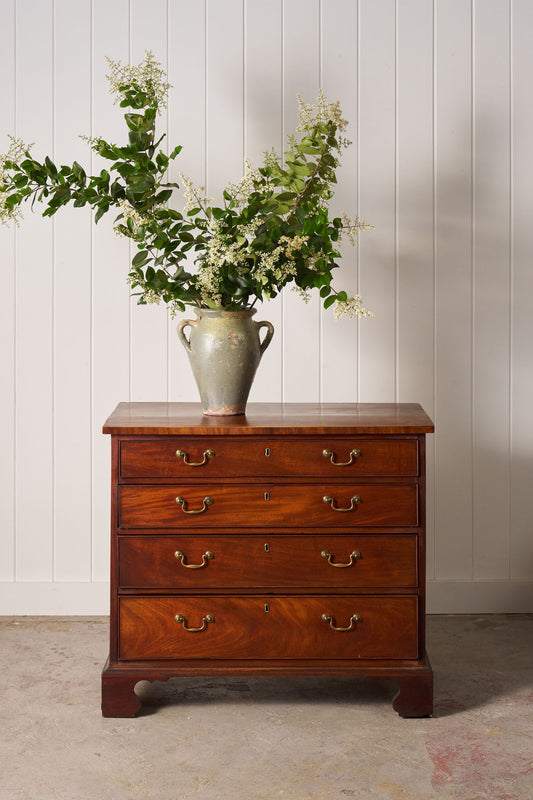 George III Mahogany Four Drawer Chest