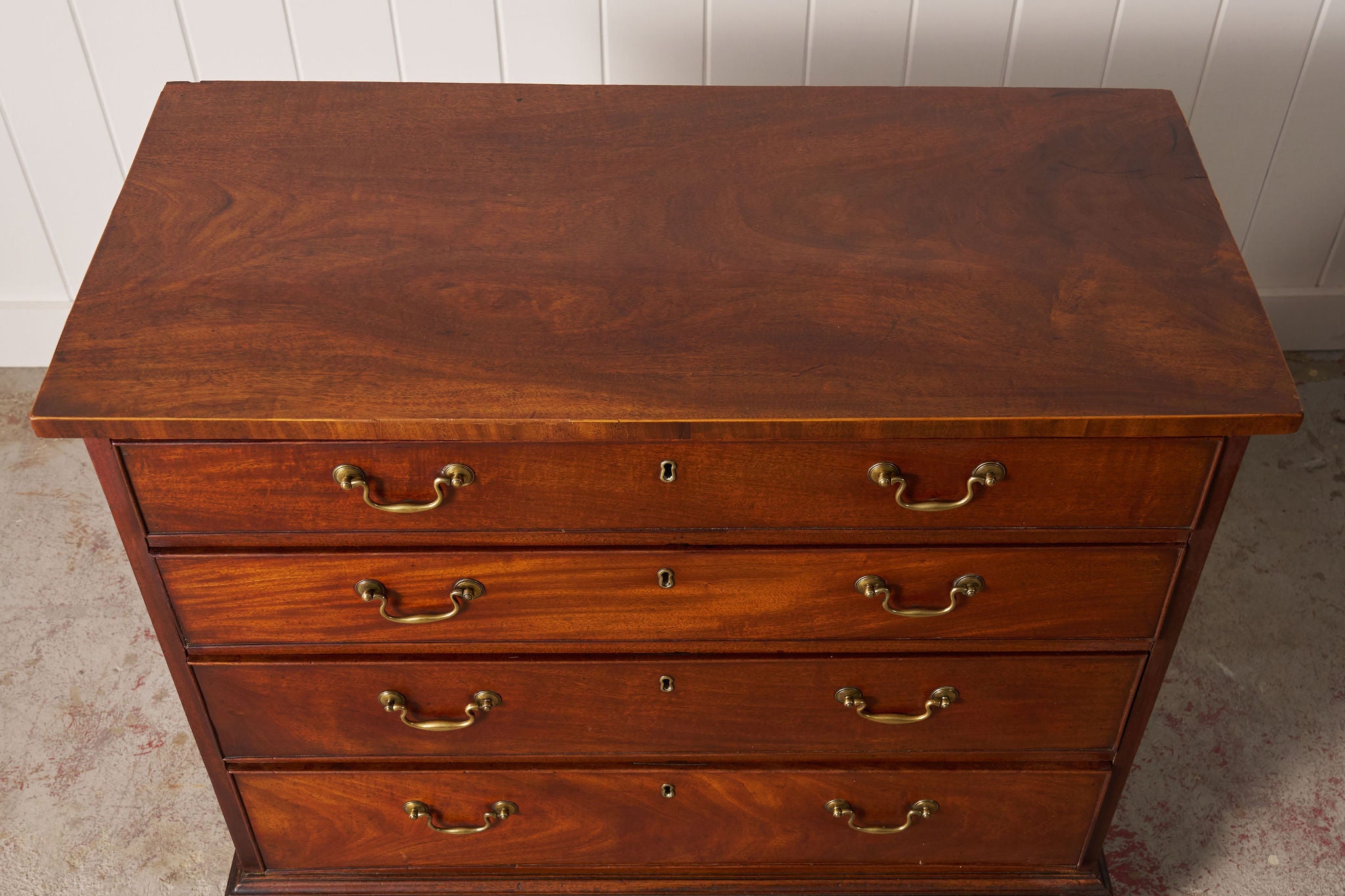 George III Mahogany Four Drawer Chest