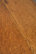 Load image into Gallery viewer, Exquisite Late Georgian Period Oak + Mahogany Banded Dresser Base (c. 1780) with Original Swan Handles
