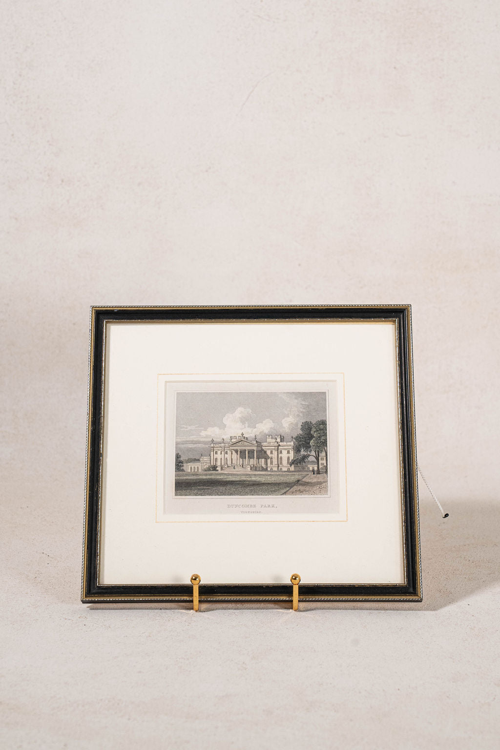 English Countryside Home Hand Colored Engraving by John Preston (c. 1836)