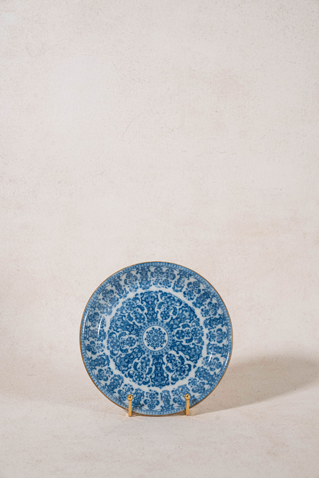 Antique Blue + White Plate