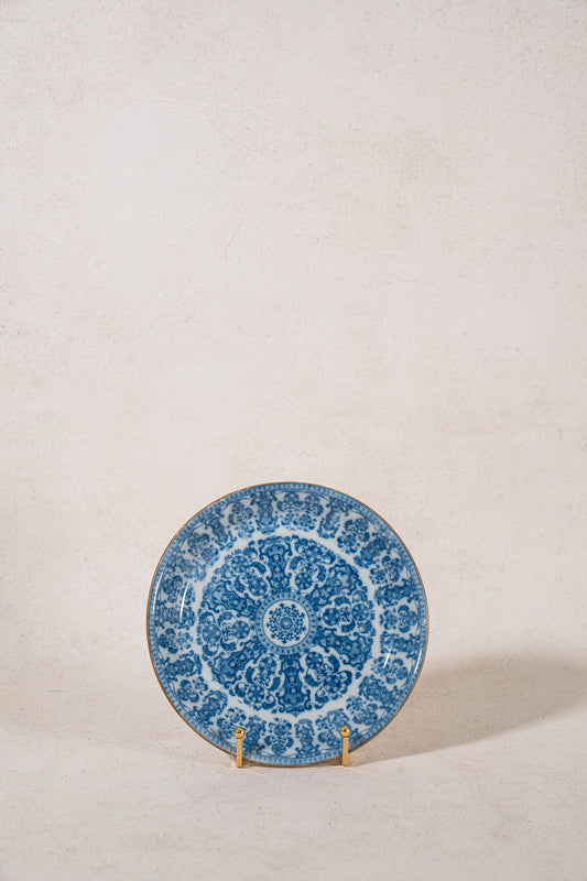 Antique Blue + White Plate