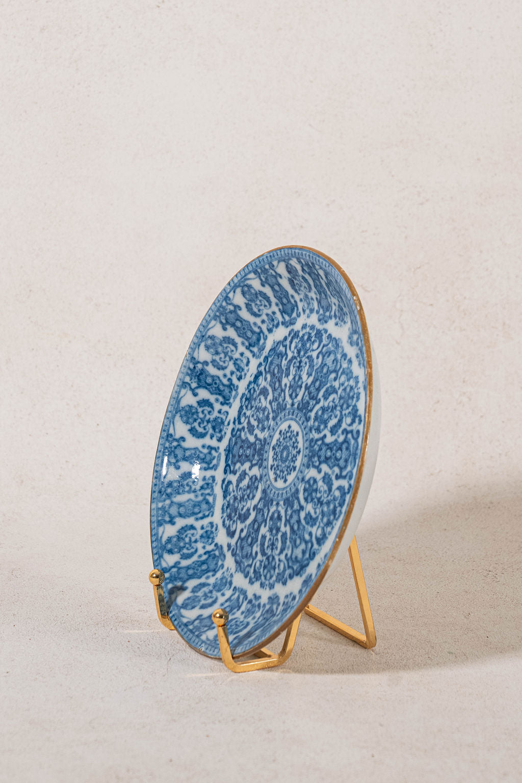 Antique Blue + White Plate