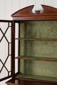 Load image into Gallery viewer, Edwardian Mahogany Inlaid Cabinet on Tapered Legs + Spade Feet (c. 1910)
