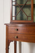 Load image into Gallery viewer, Edwardian Mahogany Inlaid Cabinet on Tapered Legs + Spade Feet (c. 1910)
