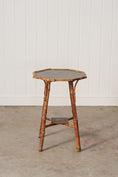 Load image into Gallery viewer, Aesthetic Movement Tiger Bamboo Occasional Table with Original Lacquer
