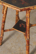 Load image into Gallery viewer, Aesthetic Movement Tiger Bamboo Occasional Table with Original Lacquer
