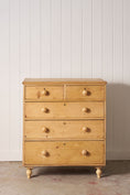 Load image into Gallery viewer, English Stripped Pine Four Drawer Chest
