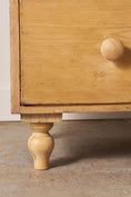 Load image into Gallery viewer, English Stripped Pine Four Drawer Chest
