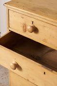 Load image into Gallery viewer, English Stripped Pine Four Drawer Chest
