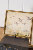 Load image into Gallery viewer, PAIR Original Watercolor Pheasants Flying (c.1920)
