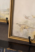 Load image into Gallery viewer, PAIR Original Watercolor Pheasants Flying (c.1920)
