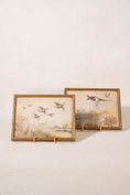 Load image into Gallery viewer, PAIR Original Watercolor Pheasants Flying (c.1920)

