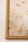 Load image into Gallery viewer, PAIR Original Watercolor Pheasants Flying (c.1920)
