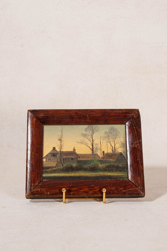 Original Petite Landscape Oil on Board