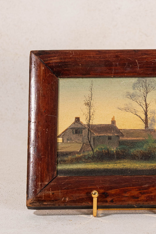 Original Petite Landscape Oil on Board