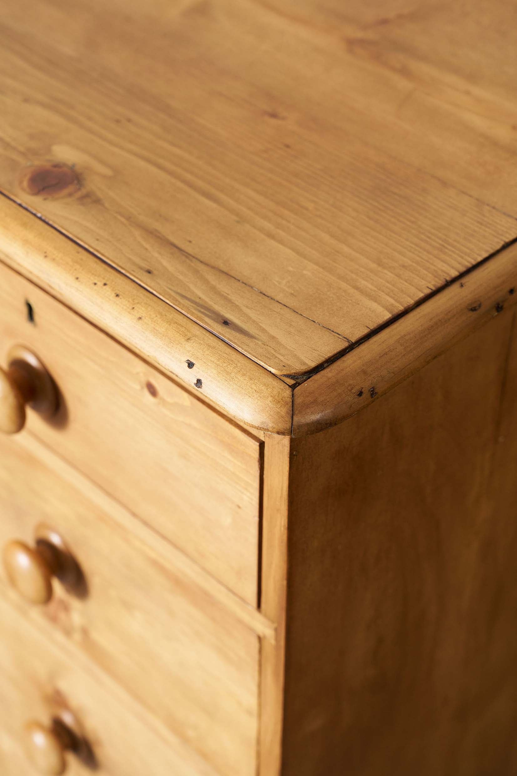 Matched PAIR 19th Century English Pine Chest of Drawers (c. 1880)