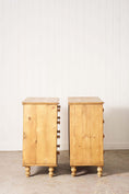 Load image into Gallery viewer, Matched PAIR 19th Century English Pine Chest of Drawers (c. 1880)
