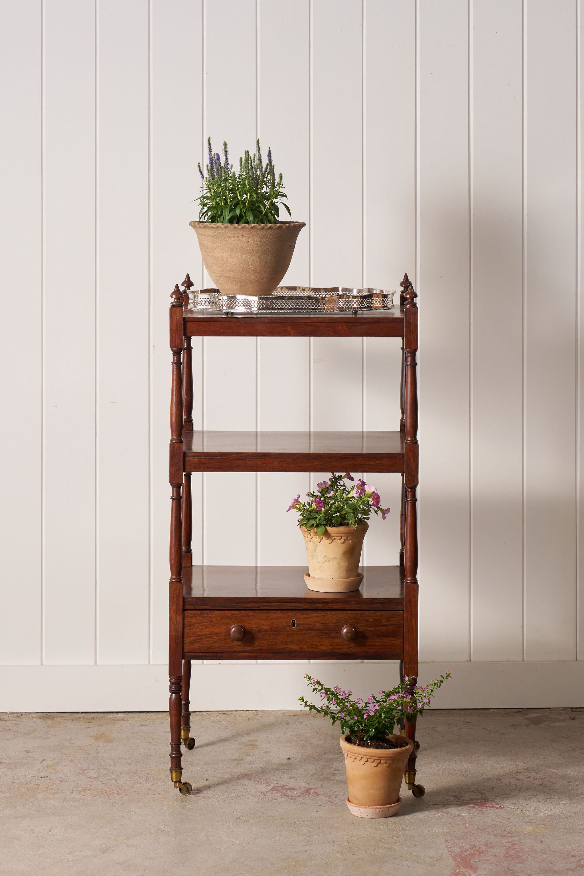 19th Century English Rosewood Whatnot (c. 1845)