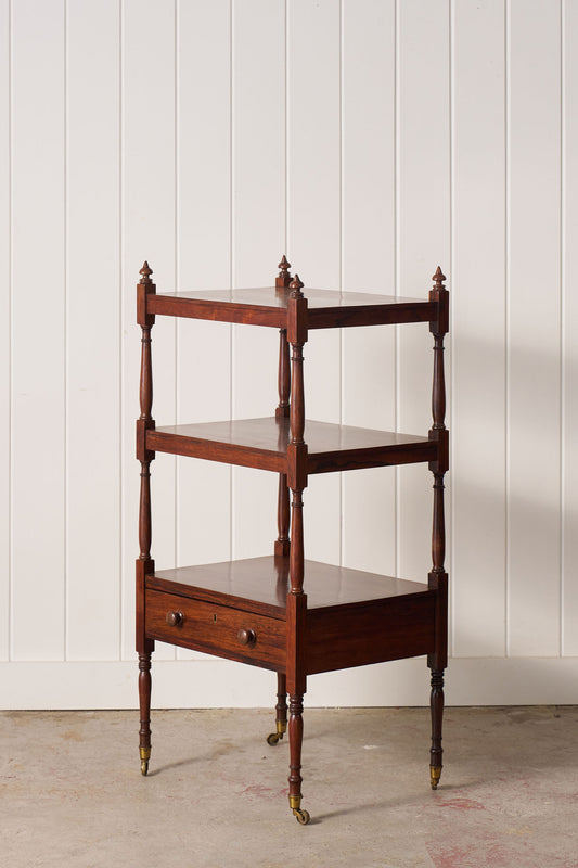 19th Century English Rosewood Whatnot (c. 1845)