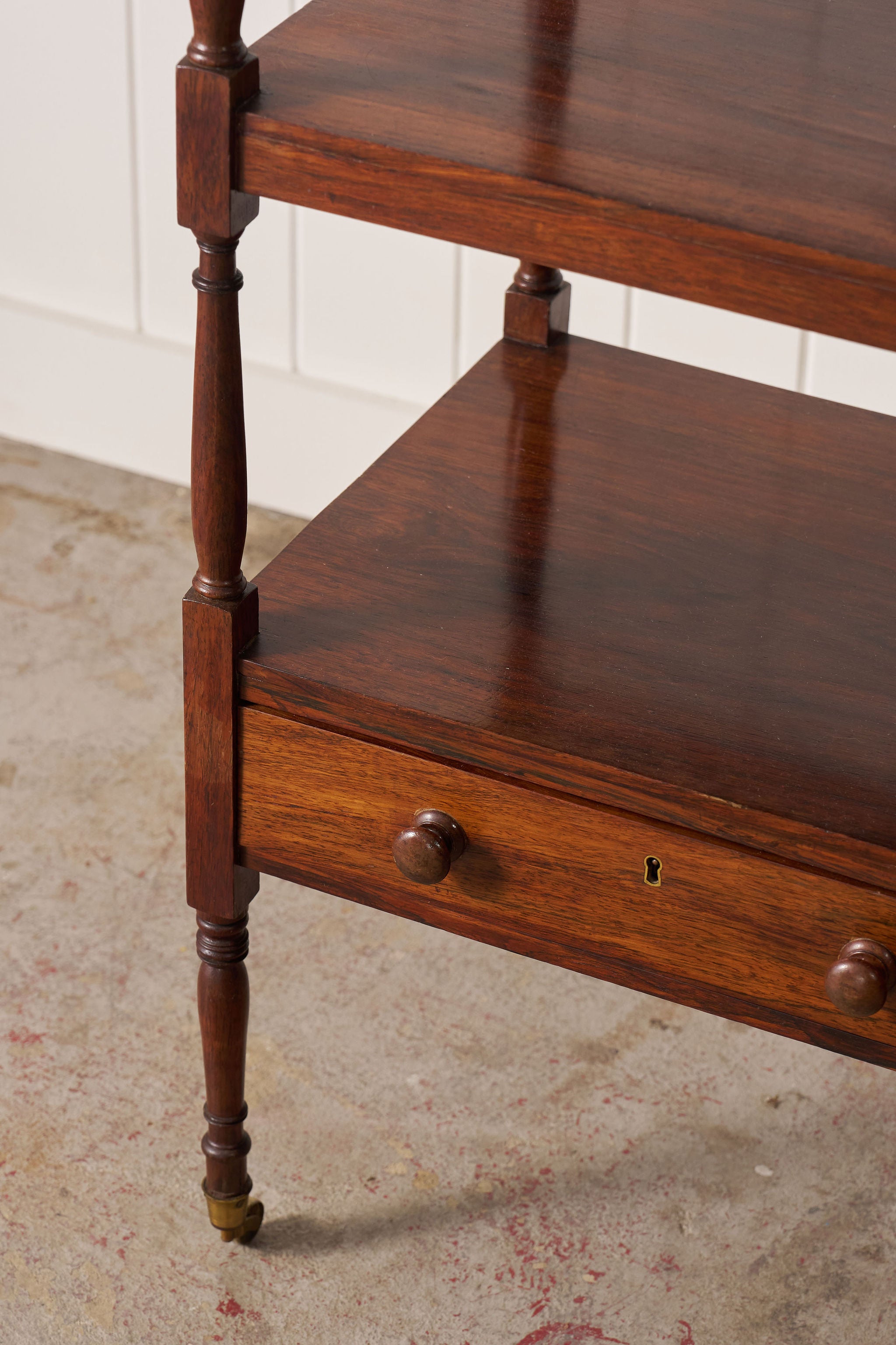 19th Century English Rosewood Whatnot (c. 1845)