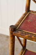 Load image into Gallery viewer, 19th Century Tortoise Bamboo Three Tier Étagère with Original Lacquer (c.1880)
