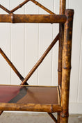Load image into Gallery viewer, 19th Century Tortoise Bamboo Three Tier Étagère with Original Lacquer (c.1880)
