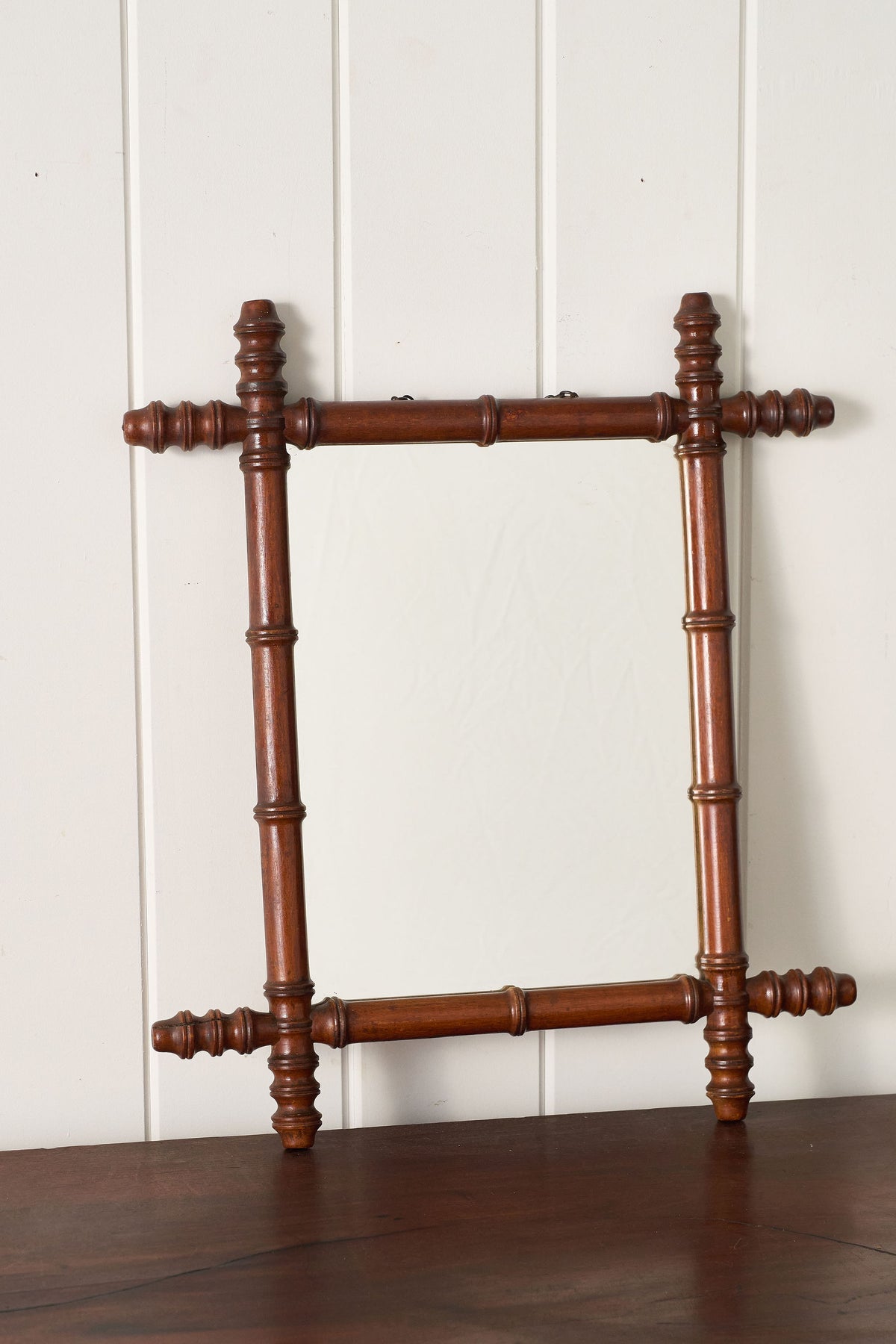 French Faux Bamboo Mirror (c. 1900)
