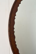 Load image into Gallery viewer, Edwardian Oval Mirror with Interior Scallop + Original Glass
