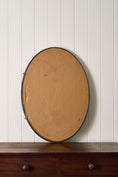 Load image into Gallery viewer, Edwardian Oval Mirror with Interior Scallop + Original Glass
