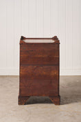 Load image into Gallery viewer, Georgian Inlay Mahogany Night Cabinet with Tray Top (c. 1850)
