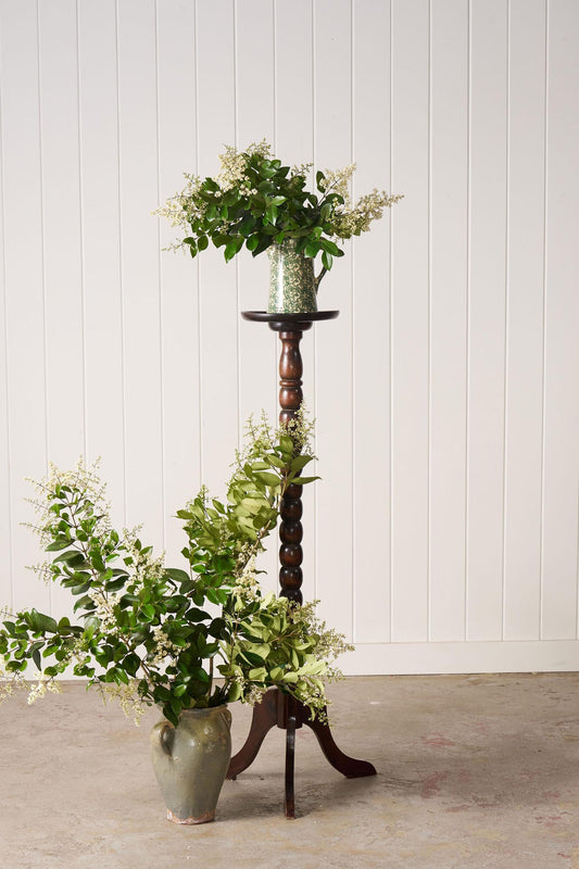Antique English Plant Stand with Bobbin Detailing
