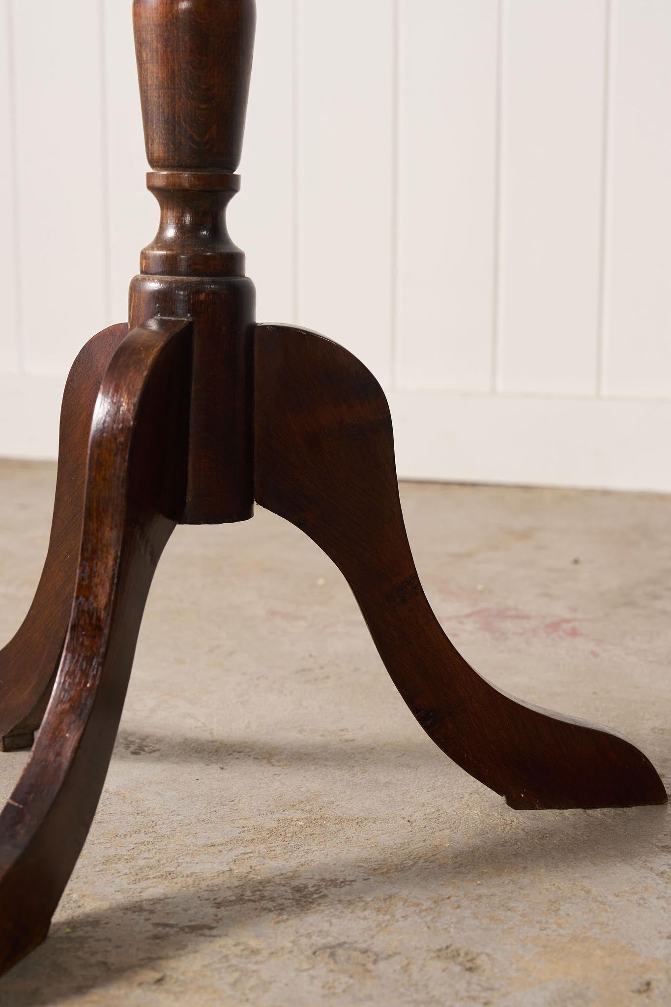 Antique English Plant Stand with Bobbin Detailing