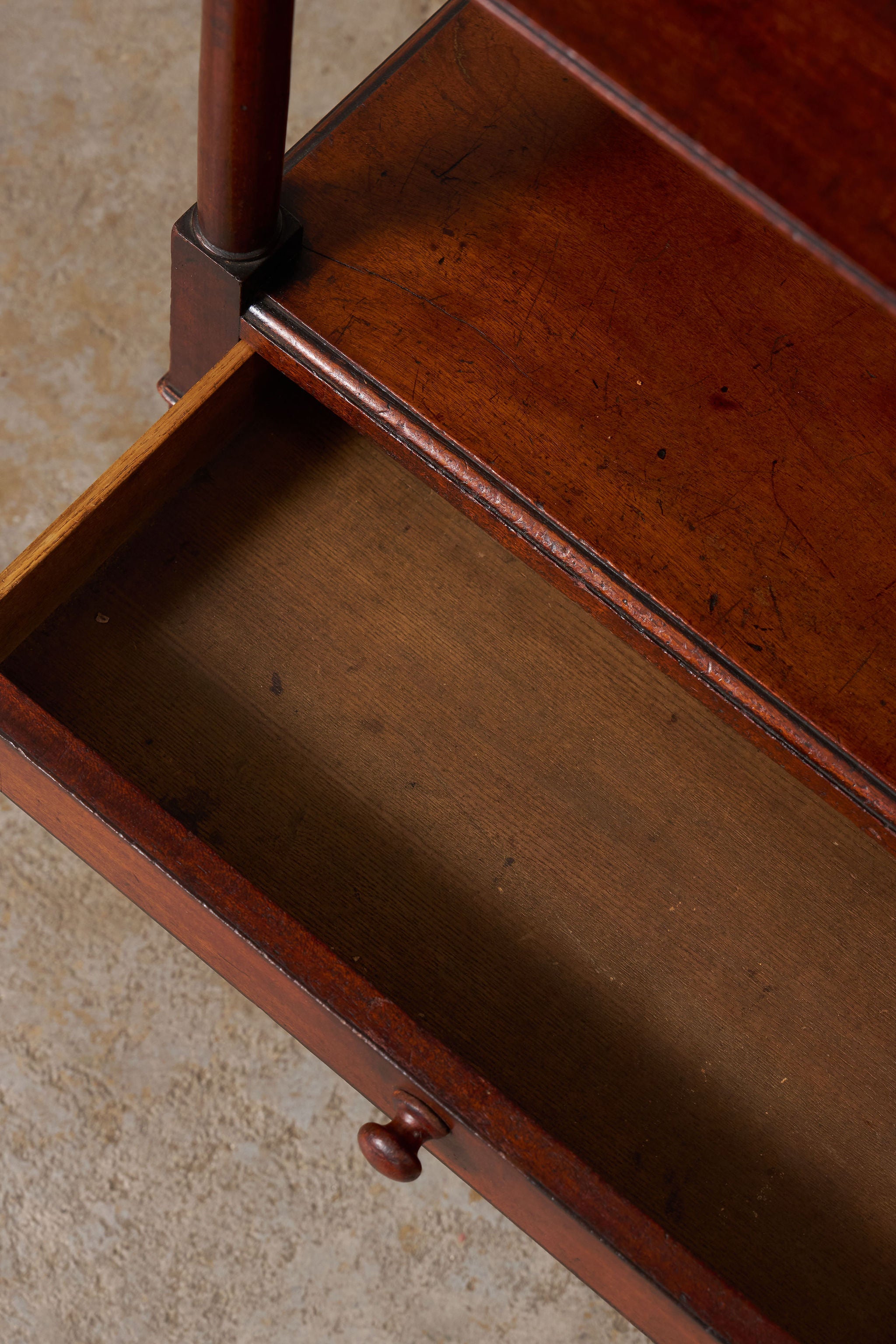 19th Century Walnut Whatnot on Casters