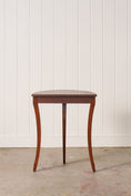 Load image into Gallery viewer, Edwardian Petite Elm & Yewwood Demilune (c. 1910)

