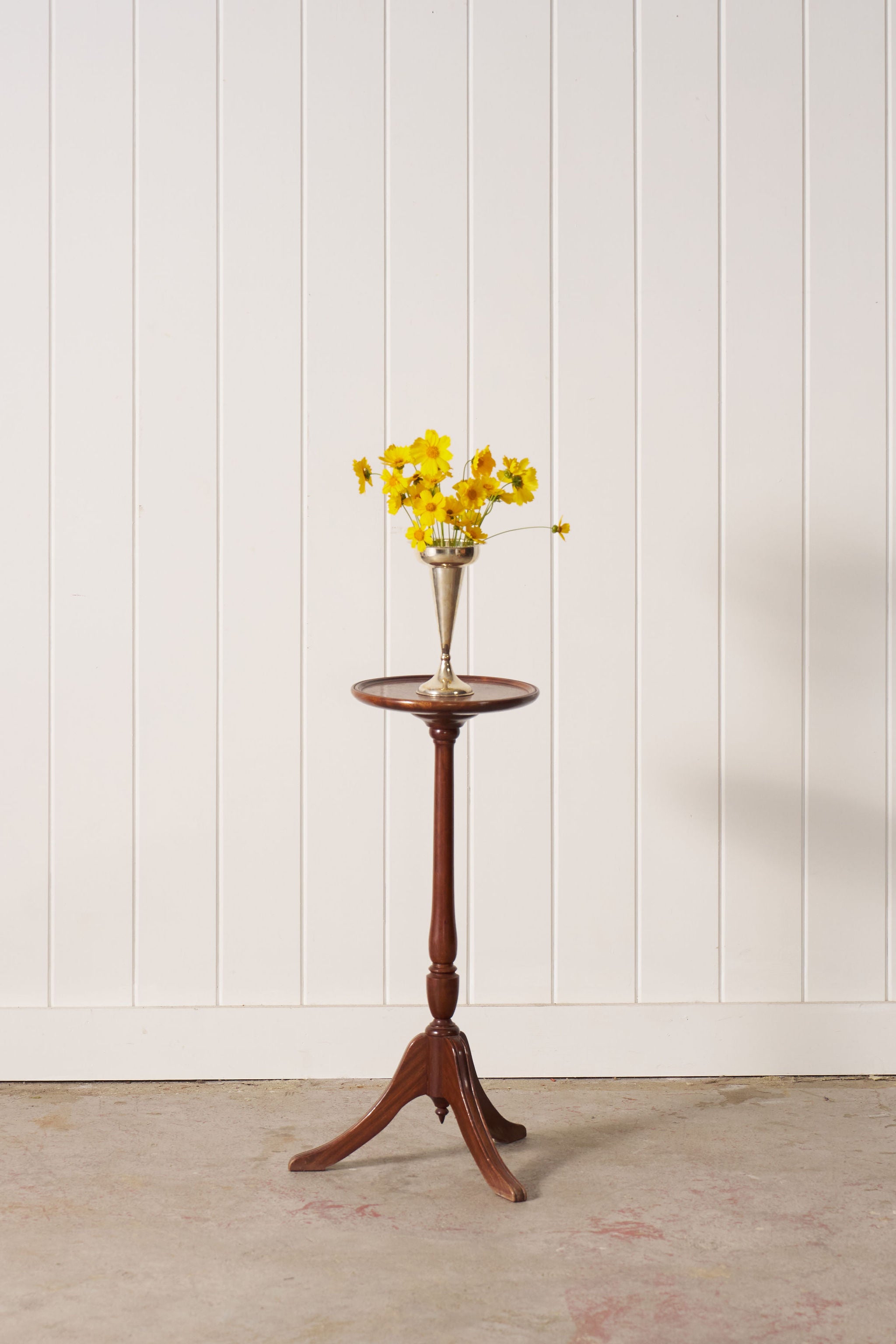 Vintage English Walnut Wine Table