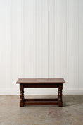 Load image into Gallery viewer, Vintage English Oak Coffee Table/Bench
