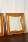 Load image into Gallery viewer, PAIR of 19th Century Maple Framed Mirrors
